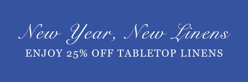 25% off New Year, New Linens Sale