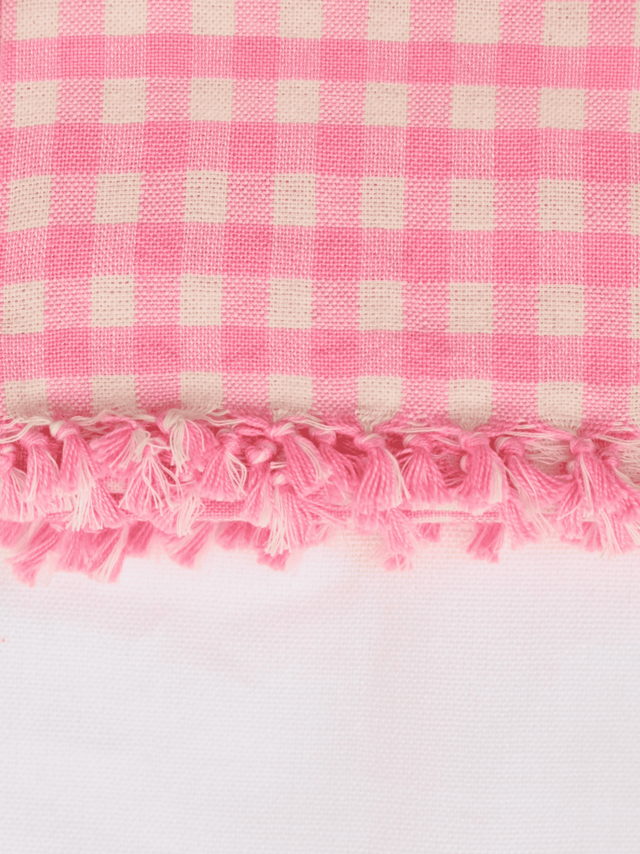 MINI GINGHAM -  Peony Tea Towel