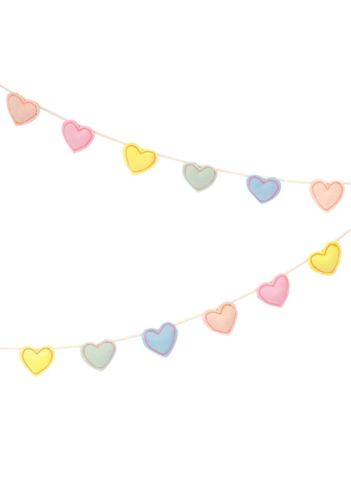 Felt Heart Garland