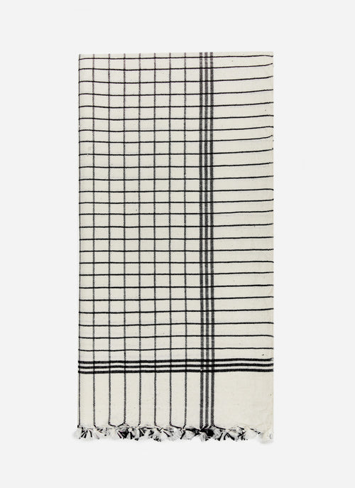 FRENCH LATTICE -  Black Tea Towel