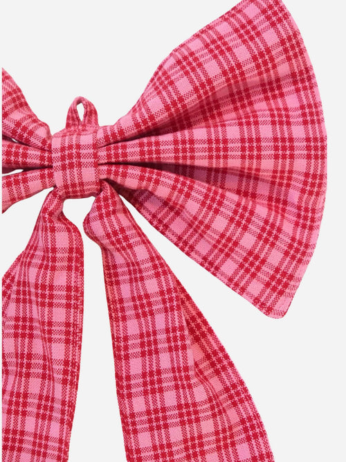 KATHERINE PLAID - Valentine Fabric Bow