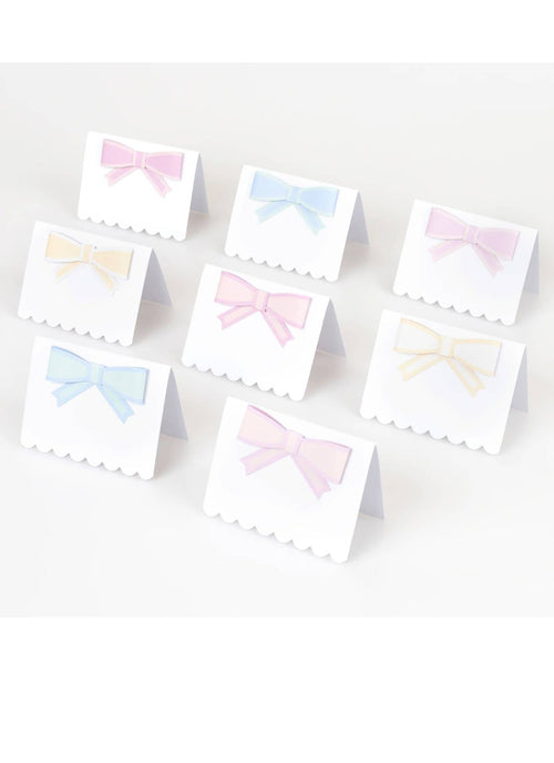 Pastel Bow Place Cards