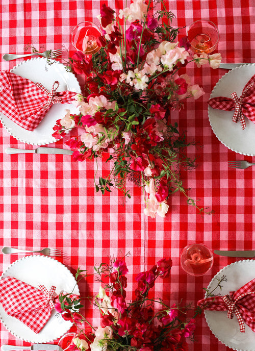 GINGHAM - Valentine Tablecloth