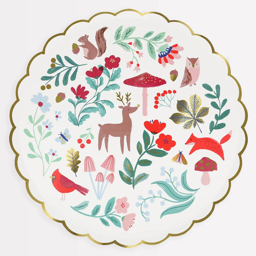 Meri Meri Winter Woodland Dinner Plates