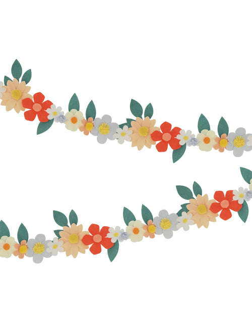 Felt Flower Garland