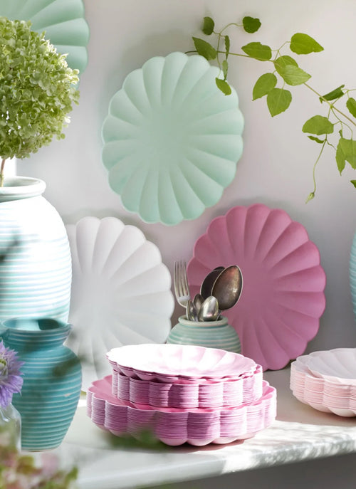 BUBBLEGUM PINK -Compostable Plates