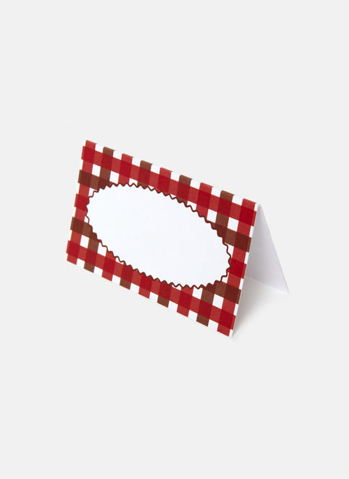 HTH x Annie Campbell Gingham Place Cards