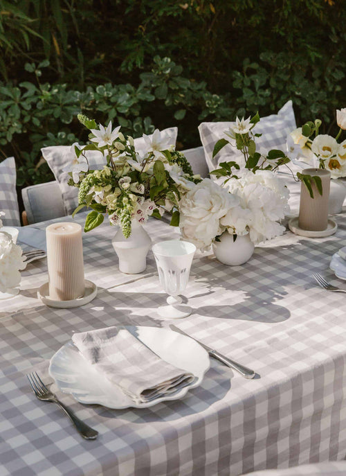 GINGHAM - Dove Pillow