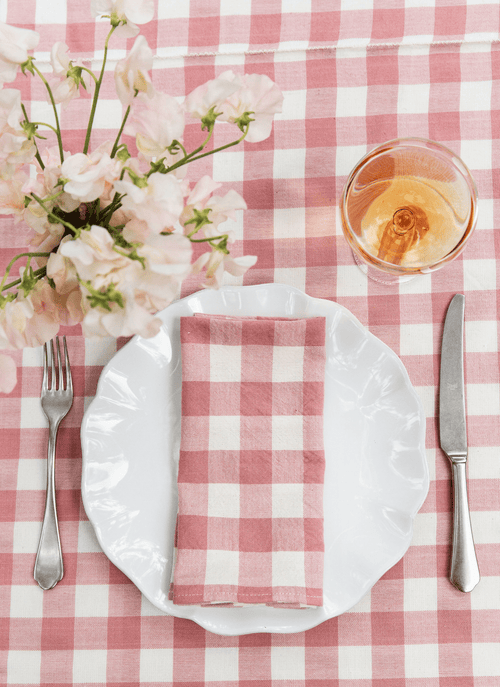 GINGHAM - Rosa Napkins