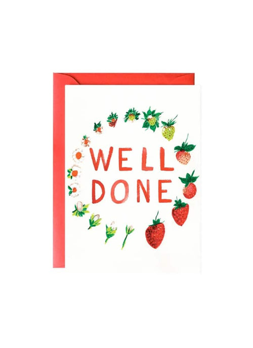 Life of a Strawberry Greeting Card