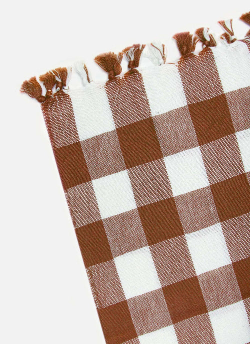 GINGHAM  Nutmeg Tea Towel