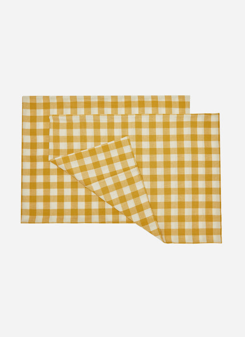 GINGHAM - Sunflower Shams