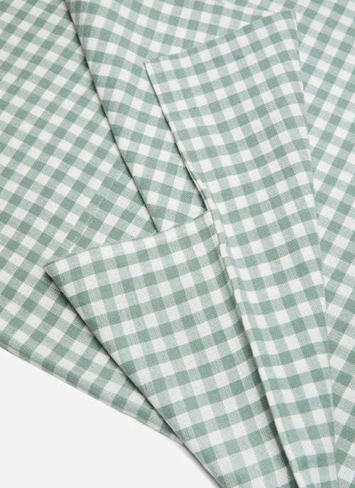 MINI GINGHAM -  Sage Shams