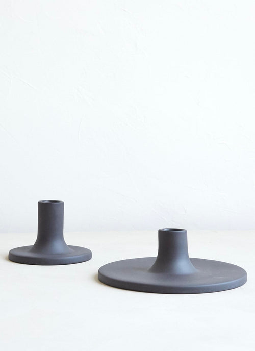 SMOKE - Ceramic Candlestick Holder