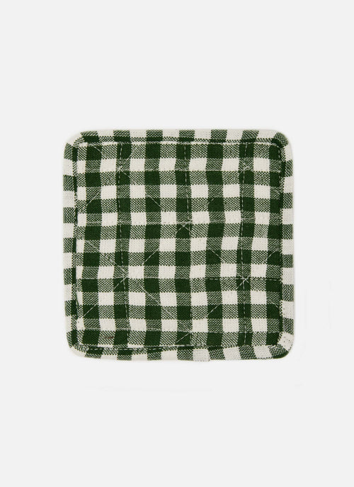 MINI GINGHAM -  Hunter Quilted Coasters