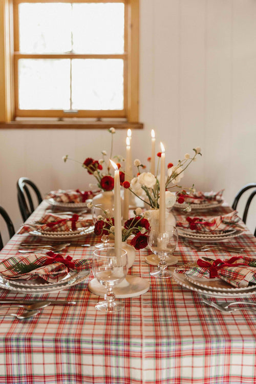 CLARA PLAID - Multicolor Tablecloth