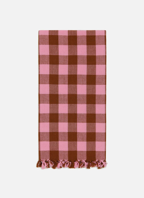 CANDY GINGHAM - Pink Tea Towel