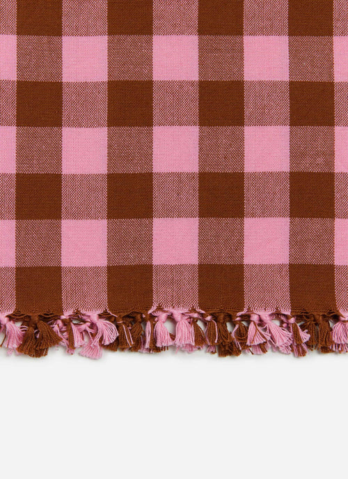 CANDY GINGHAM - Pink Tea Towel