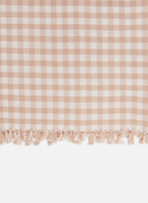 MINI GINGHAM -  Blush Tea Towel