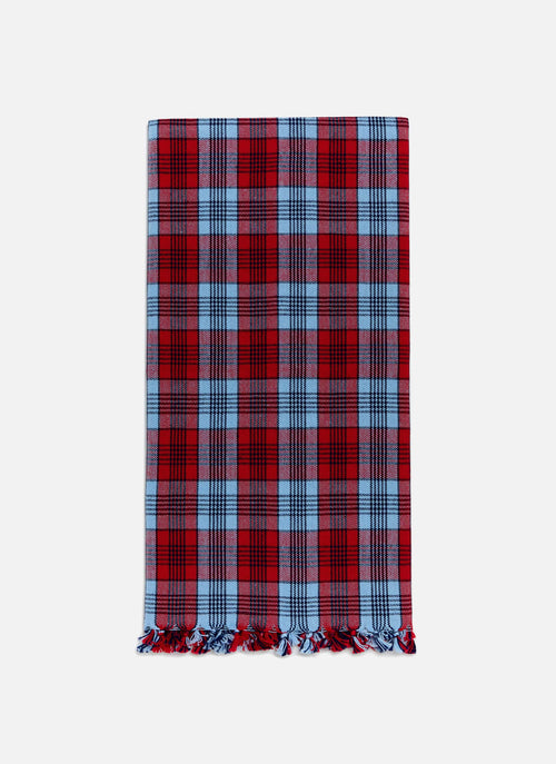 NANTUCKET PLAID -  Red Tea Towel