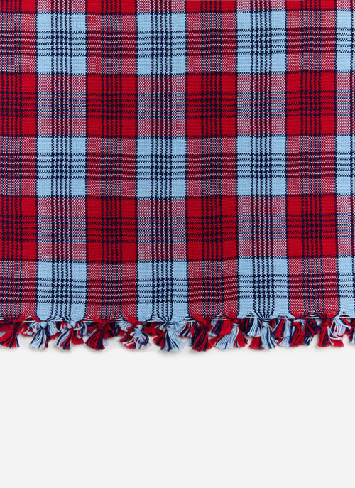 NANTUCKET PLAID -  Red Tea Towel