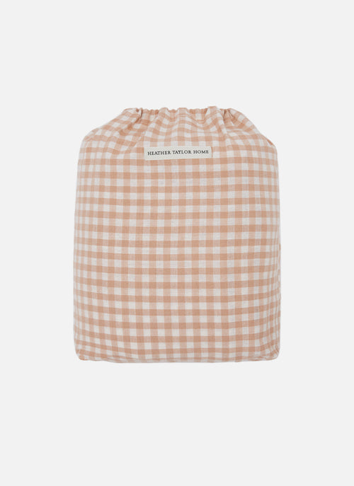 MINI GINGHAM - Blush Duvet Cover