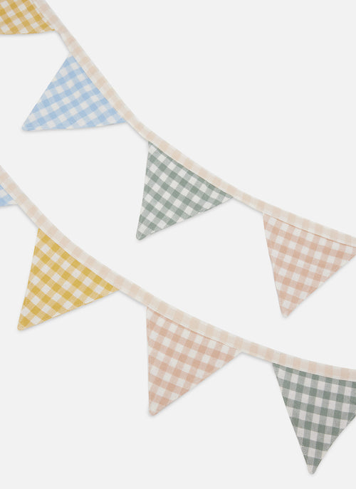 MINI GINGHAM FLAG GARLAND