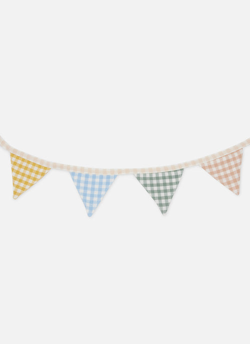 MINI GINGHAM FLAG GARLAND