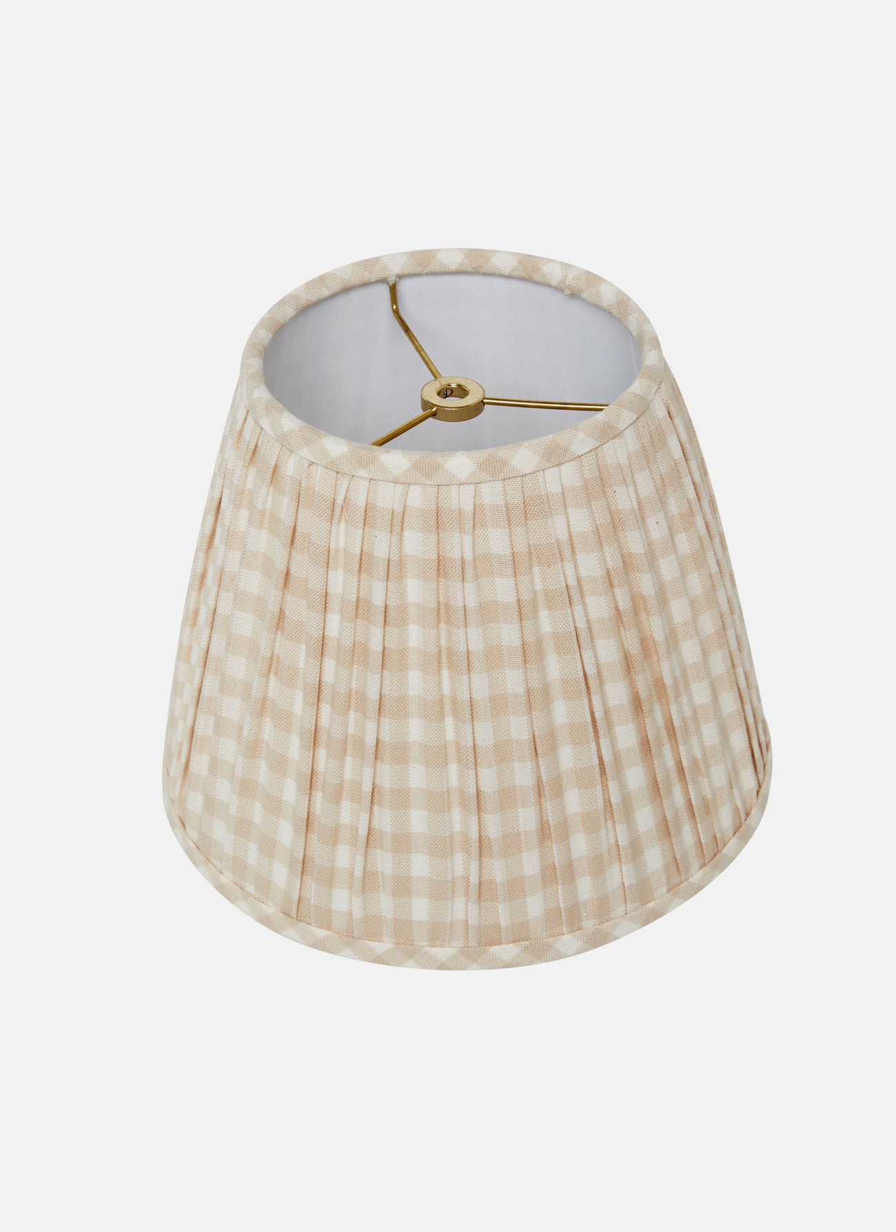 MINI GINGHAM - Cream Lampshade