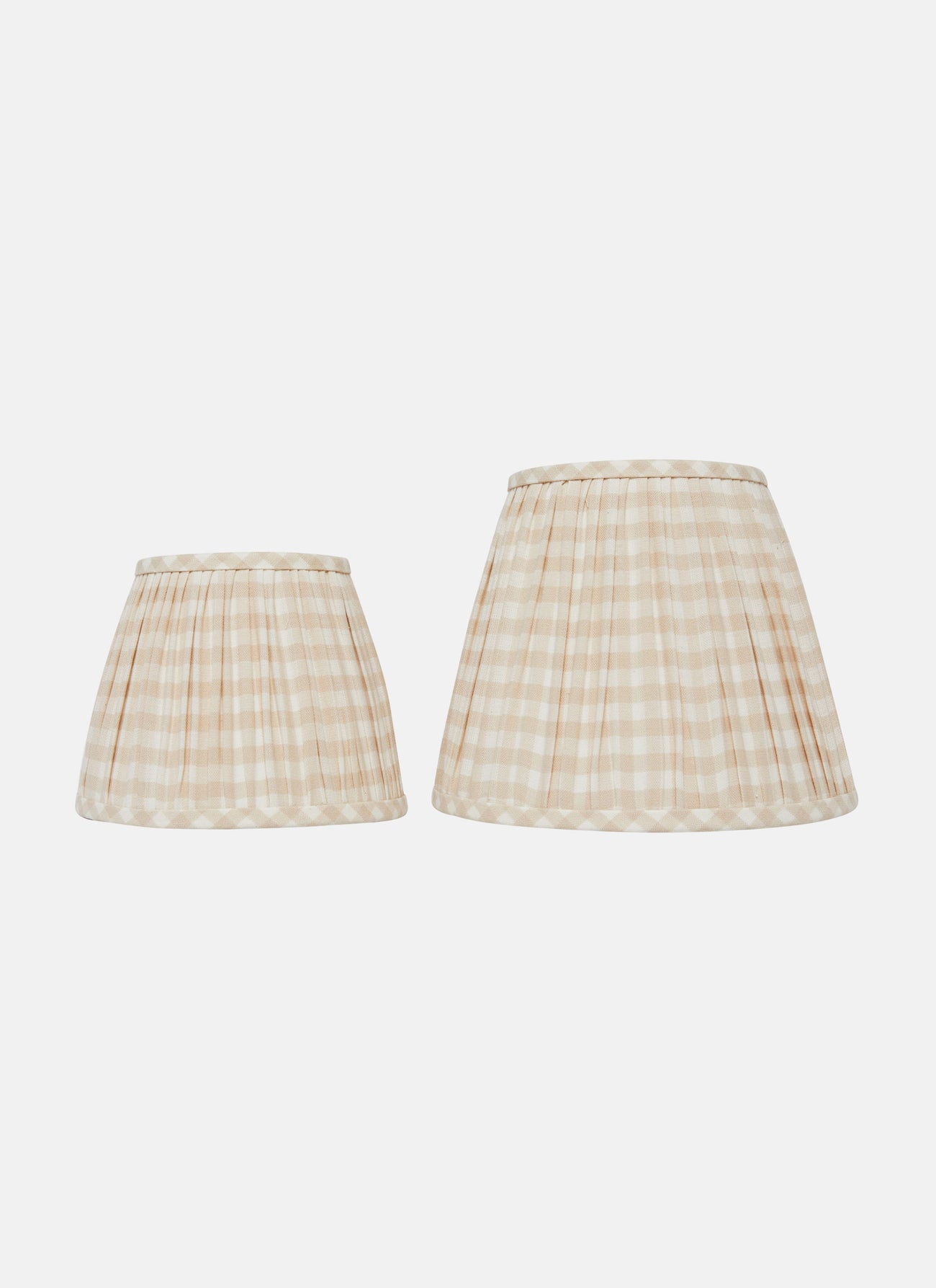 MINI GINGHAM - Cream Lampshade