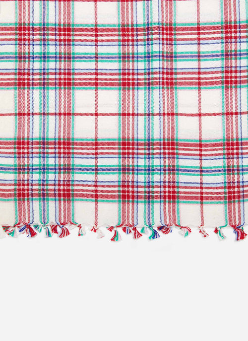 CLARA -  PLAID Multicolor Tea Towel