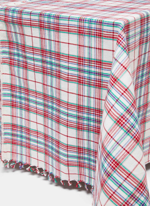 CLARA PLAID - Multicolor Tablecloth