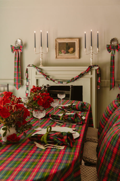 HOLLY PLAID - Multi Tablecloth