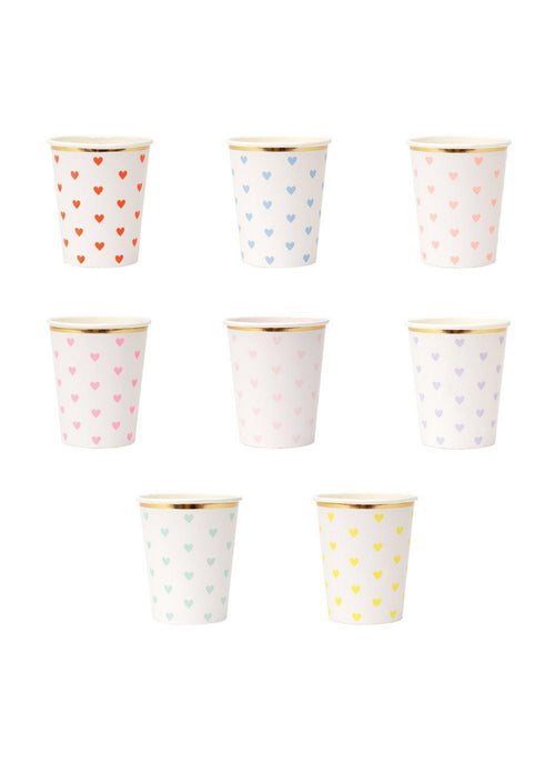 Party Palette Heart Cups