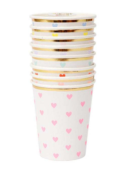 Party Palette Heart Cups