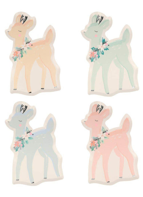 Pastel Deer Plates