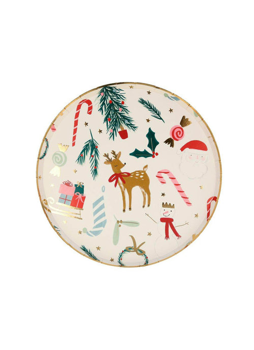 Festive Motif Side Plates