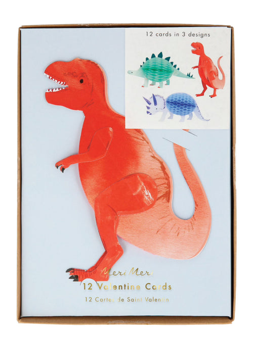 Dinosaur Valentine Cards