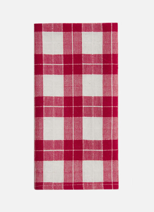 ANNABELLE PLAID -  Red Napkins