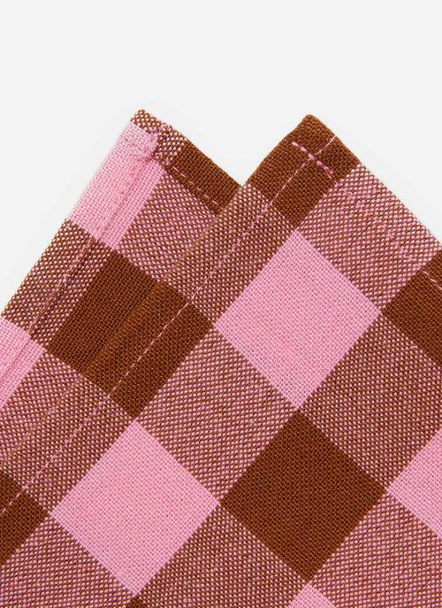 CANDY GINGHAM - Pink Napkins