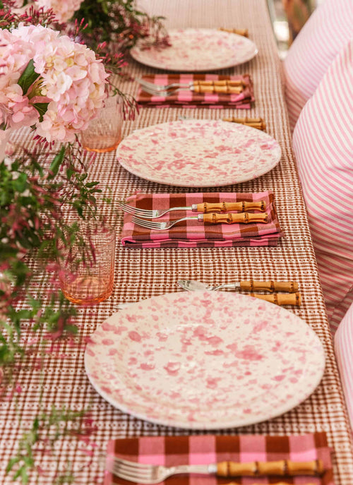 CANDY GINGHAM - Pink Napkins