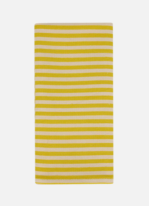 HTH x Domino MINI STRIPE Lemon & Sand Napkins