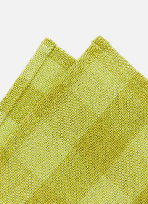 GINGHAM -  Citron Napkins