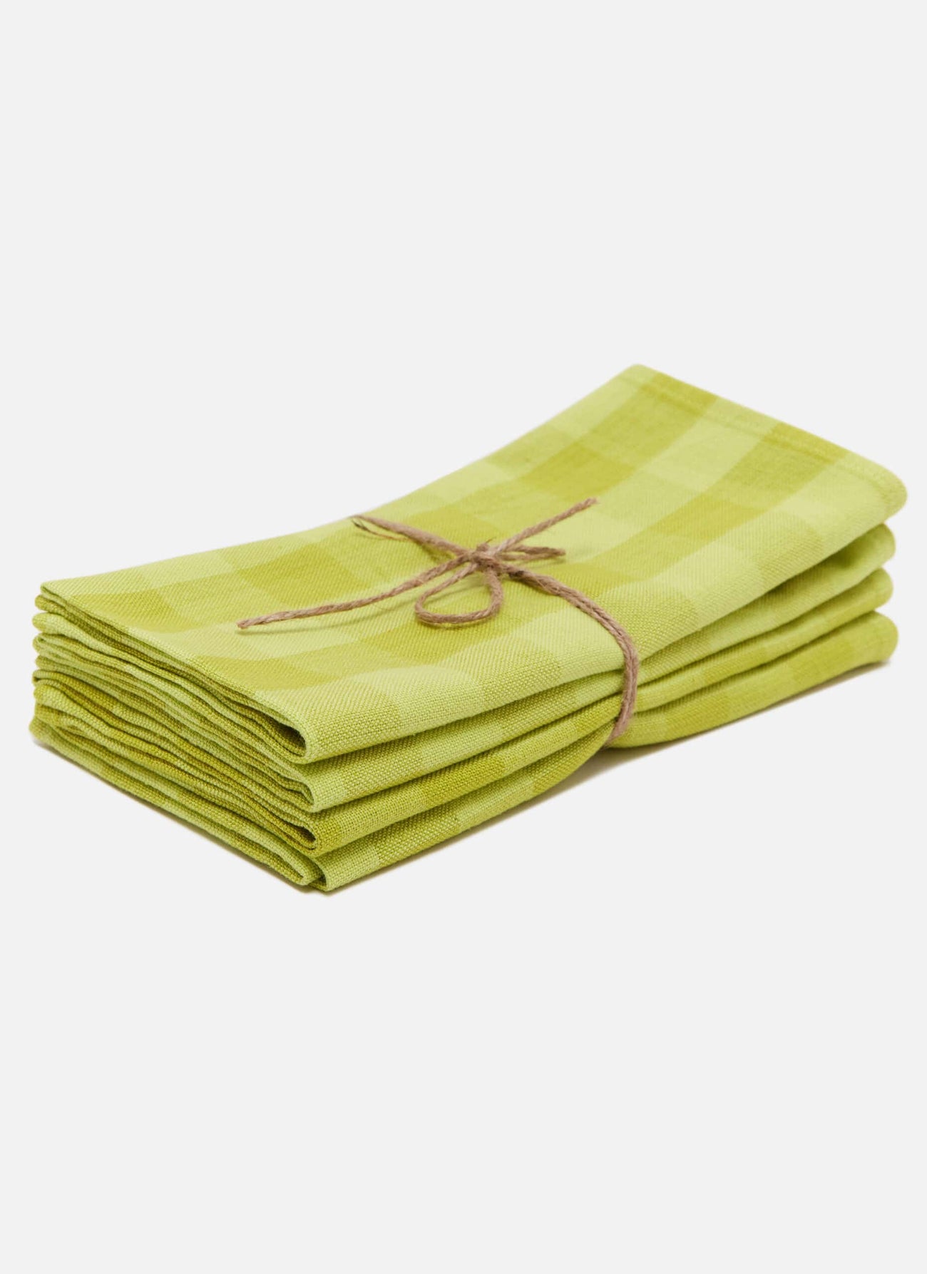 GINGHAM -  Citron Napkins