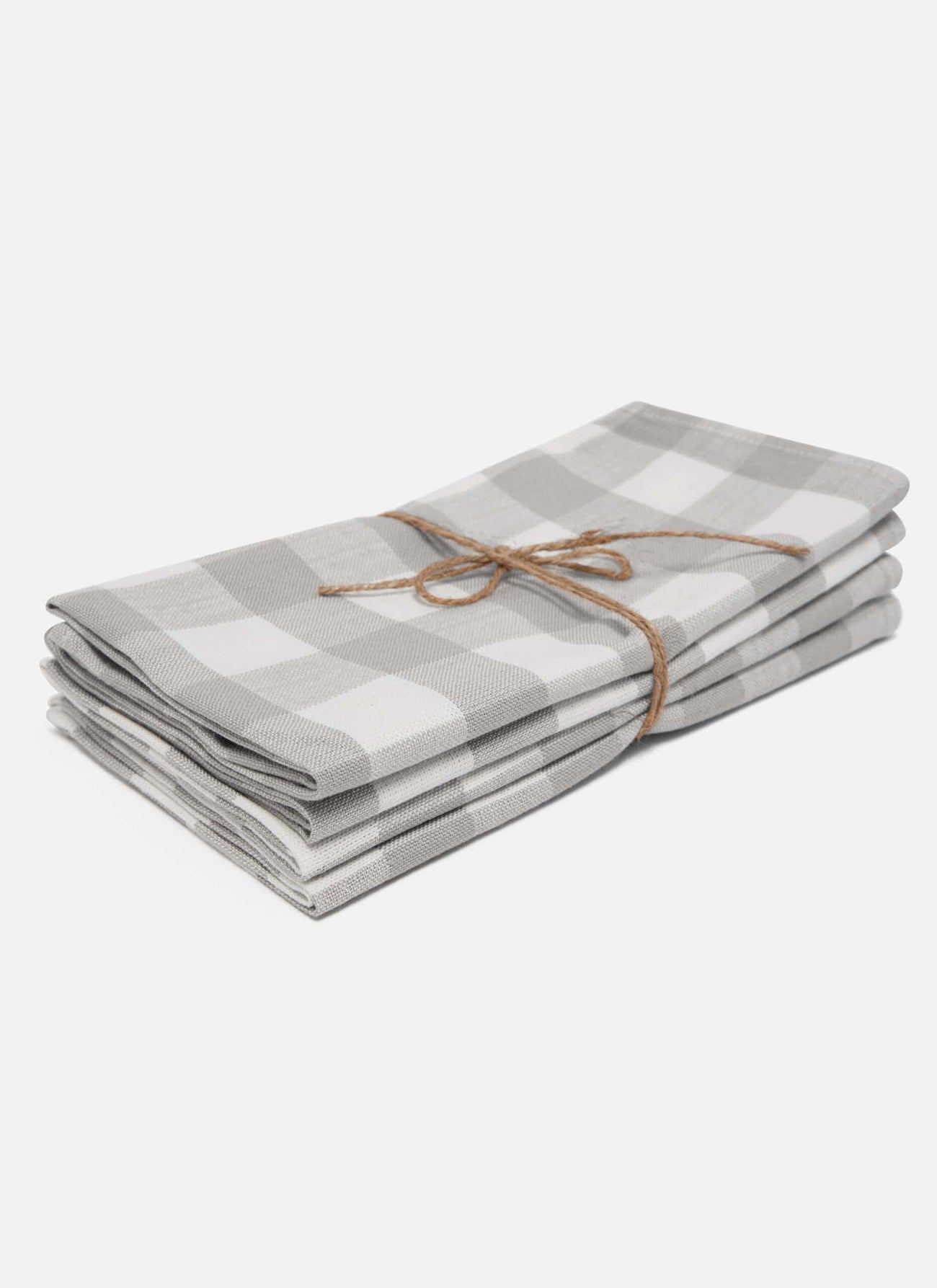 GINGHAM - Dove Napkins