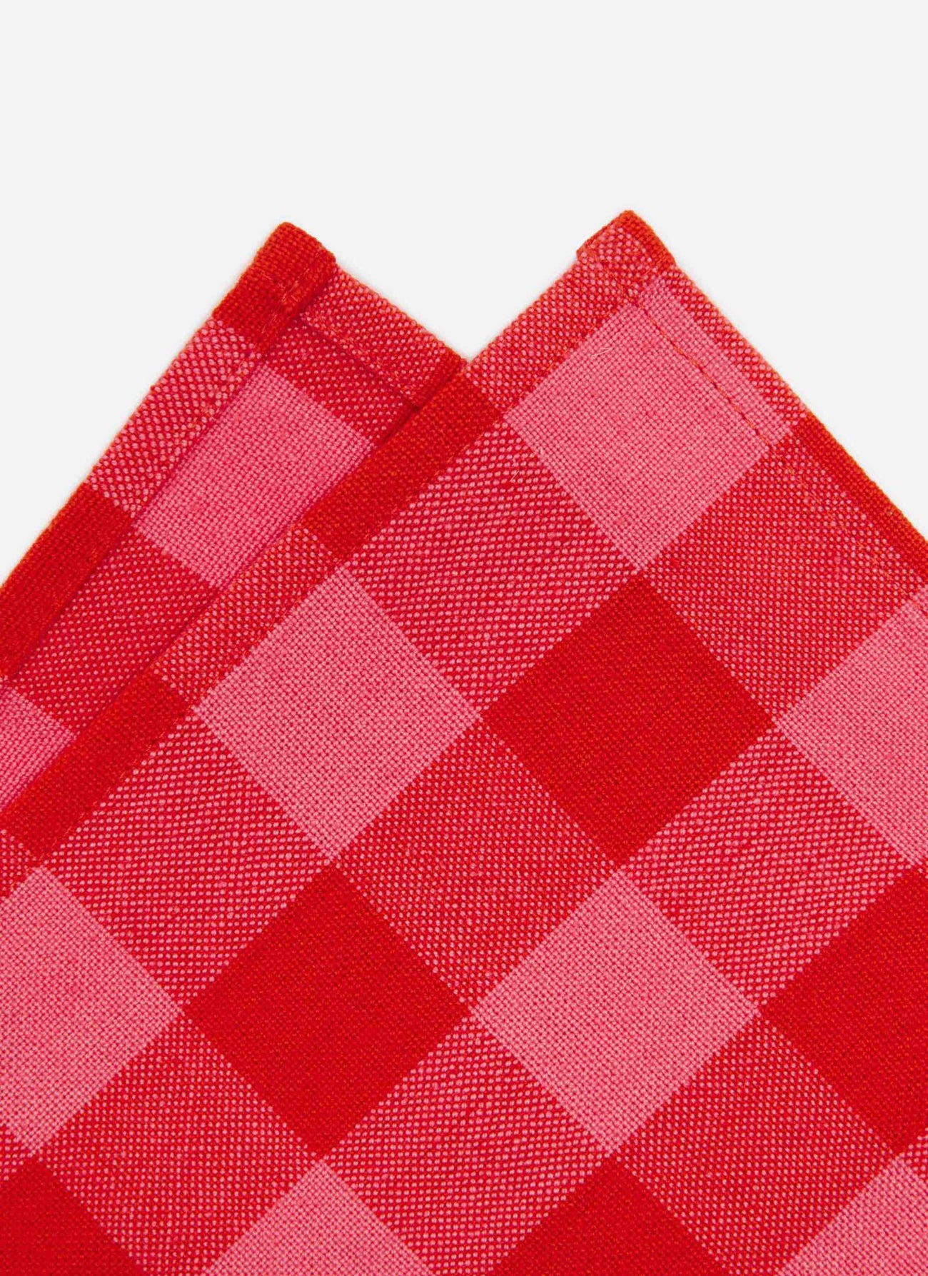 GINGHAM -  Guava Napkins