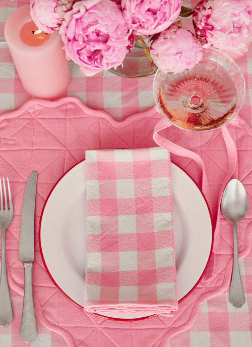 GINGHAM - Peony Napkins