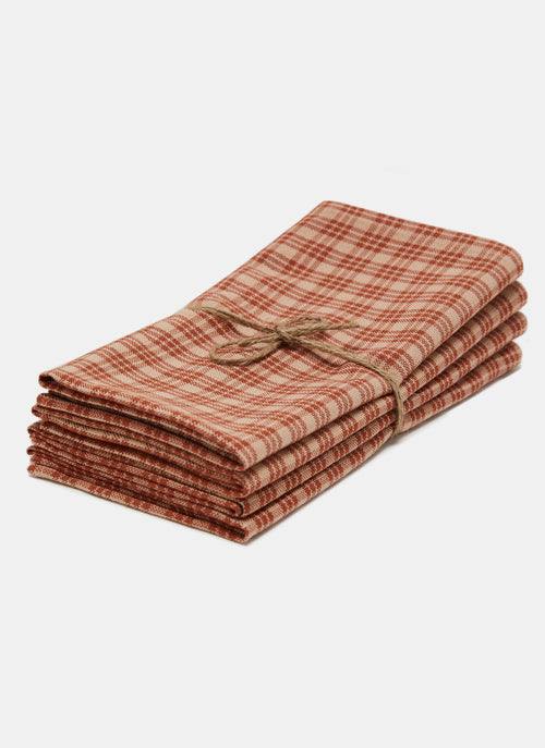 KATHERINE PLAID - Sienna Napkins