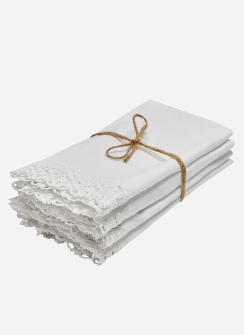 LACE -  White Napkins