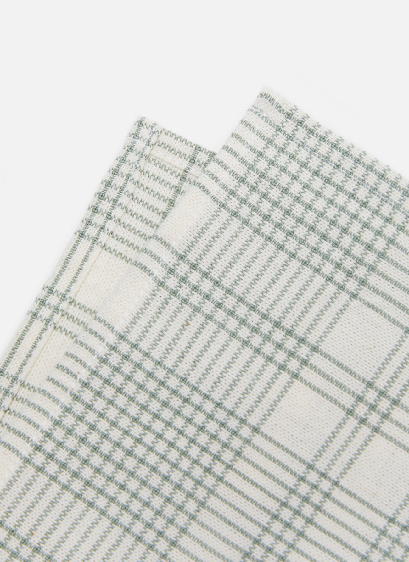 MARIANNE PLAID -  Sage Napkins